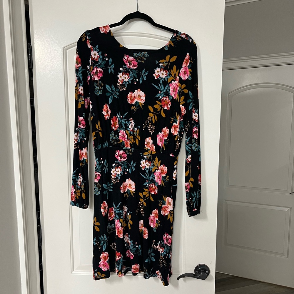 LOFT Floral Dress Size 4
